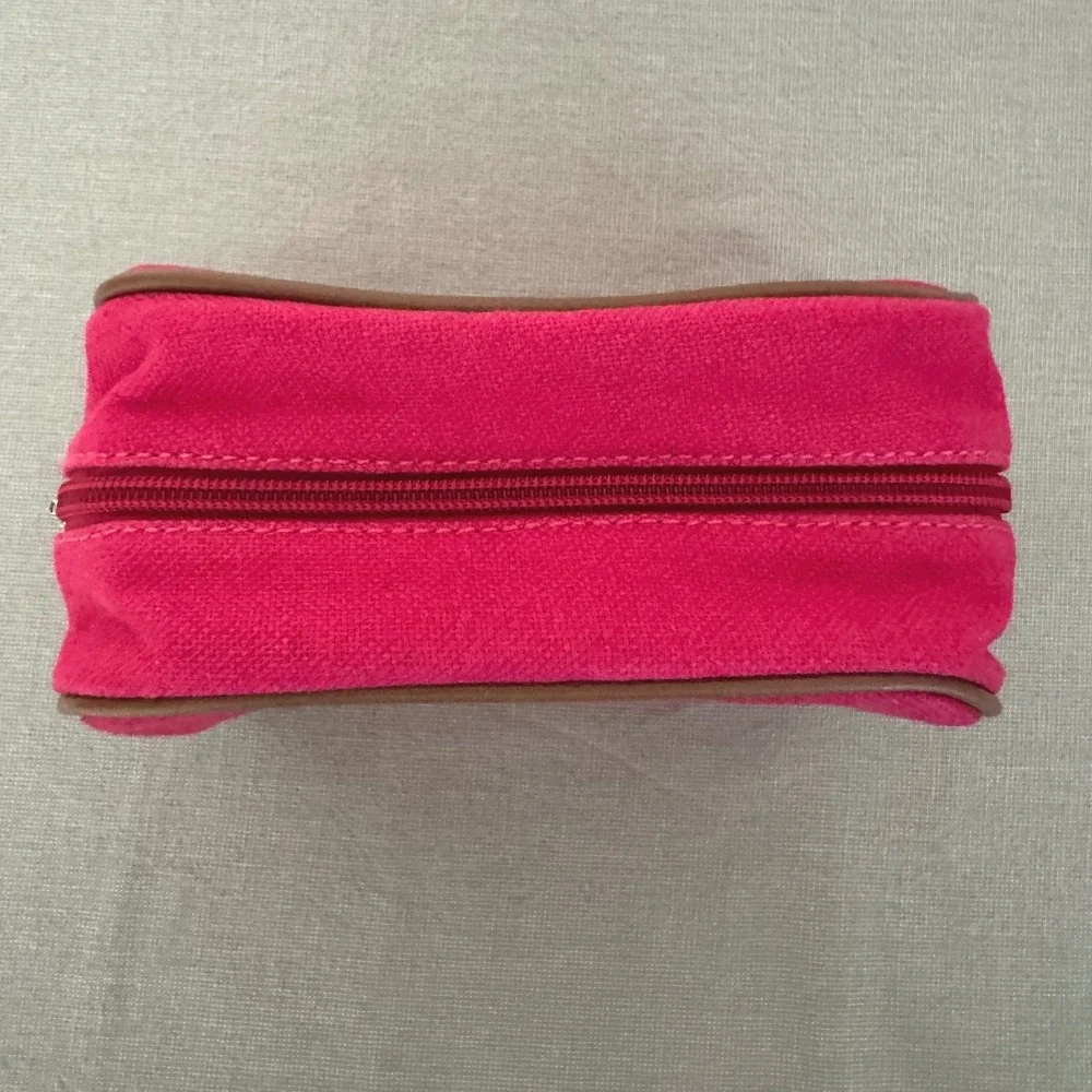 Spartina Cosmetic Bag Pink/Gold Pelican